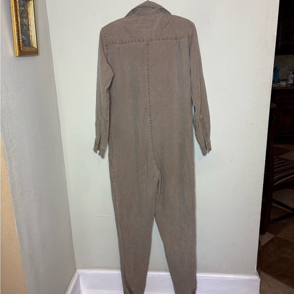 Vintage 1980s Banana Republic Khaki Jumpsuit Coveralls Size Small - Picture 7 of 7